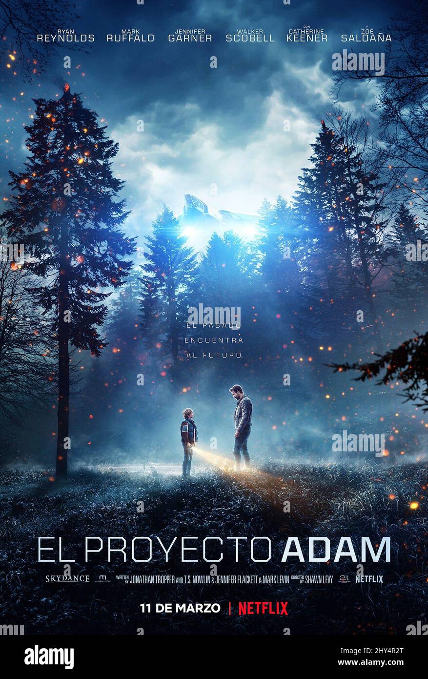 THE ADAM PROJECT, (aka EL PROYECTO ADAM), Spanish poster, from left