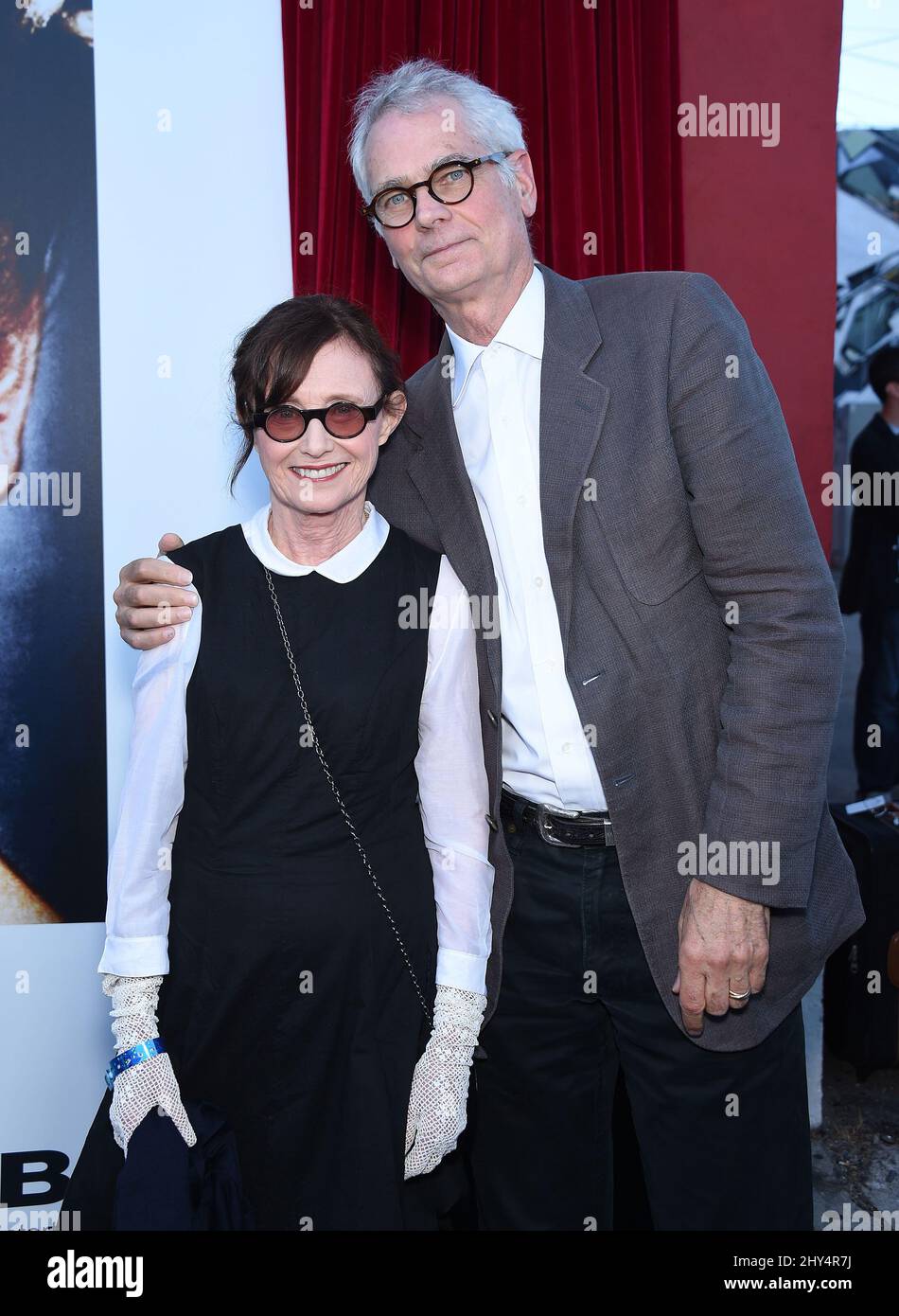 Mary Jo Deschanel & Caleb Deschanel attending the premiere of "Twin