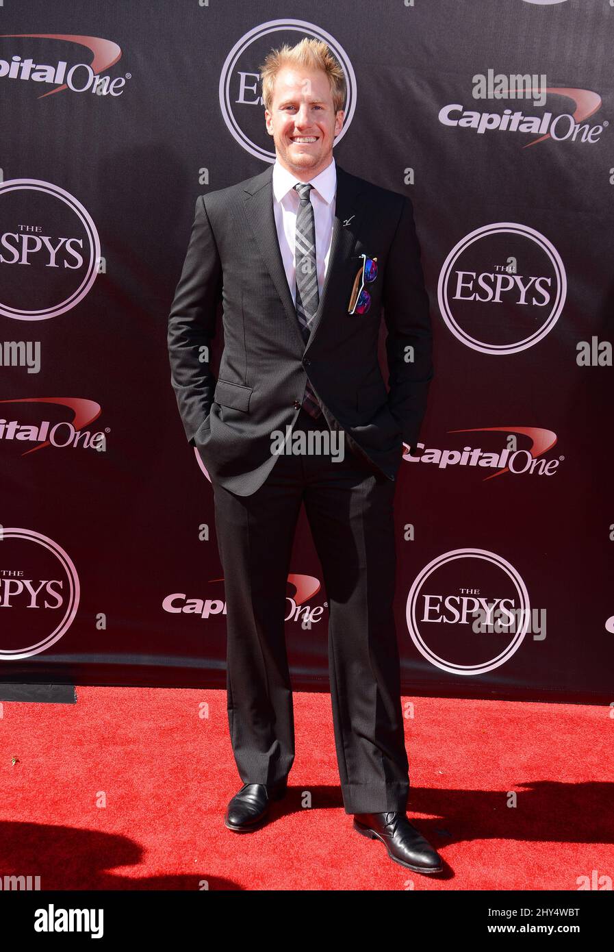 Alec Martinez arriving at the 2014 ESPYS held at Nokia Theatre, L.A. Live  Stock Photo - Alamy