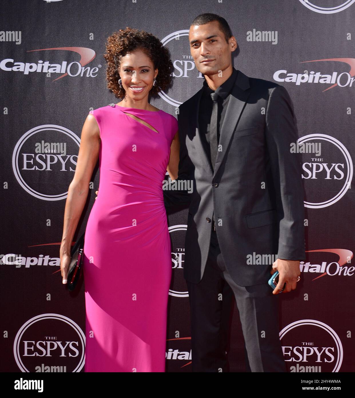 Sage Steele attending the 2014 ESPYS Stock Photo Alamy