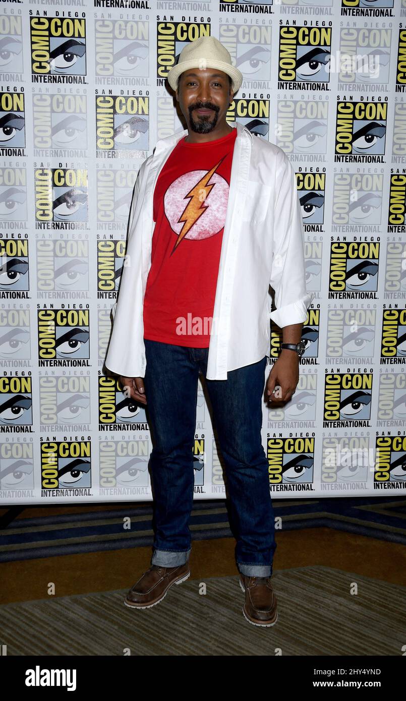 Jesse L. Martin attending the CW's 'The Flash' photo call at Comic-Con 2014 held at the Hilton Bayfront Hotel, San Diego. Stock Photo
