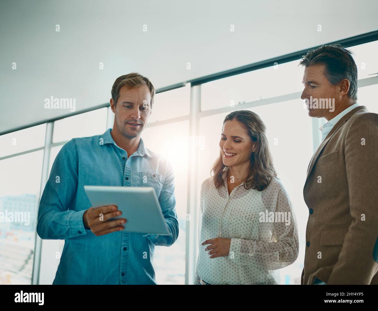 Every idea gets evaluated to ensure success. Shot of a group of