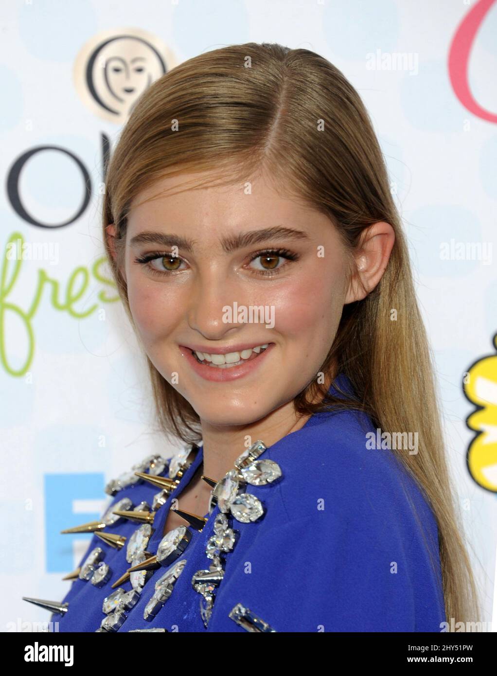 Willow Shields arriving fot the 2014 Teen Choice Awards held at the Shrine Auditorium, Los Angeles. Stock Photo