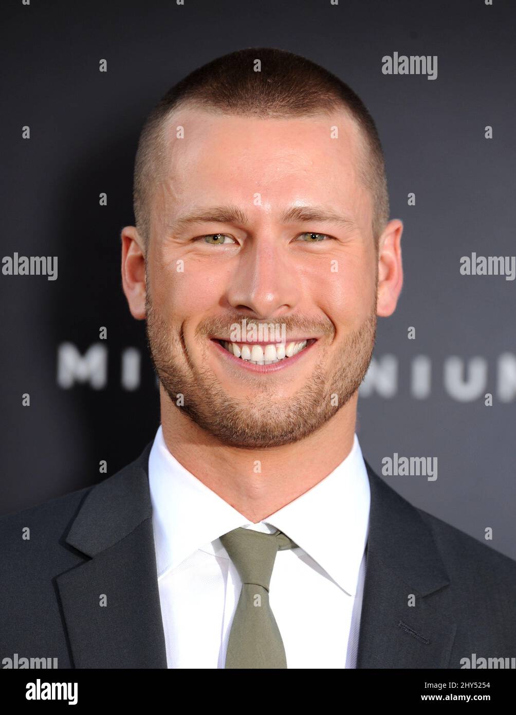 Glen Powell arriving for the The Expendables 3 premiere held at the TCL