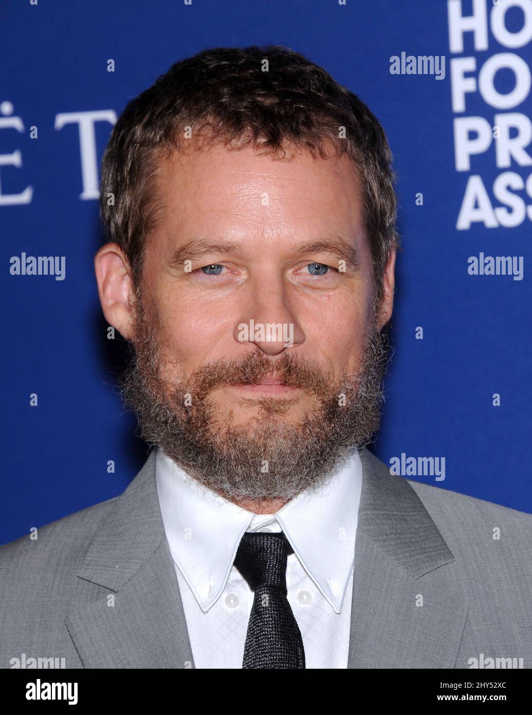 James Tupper arrives at the Hollywood Foreign Press Association's Grants Banquet at the Beverly Hilton hotel on Thursday, Aug. 14, 2014, in Beverly Hills, Calif. Stock Photo