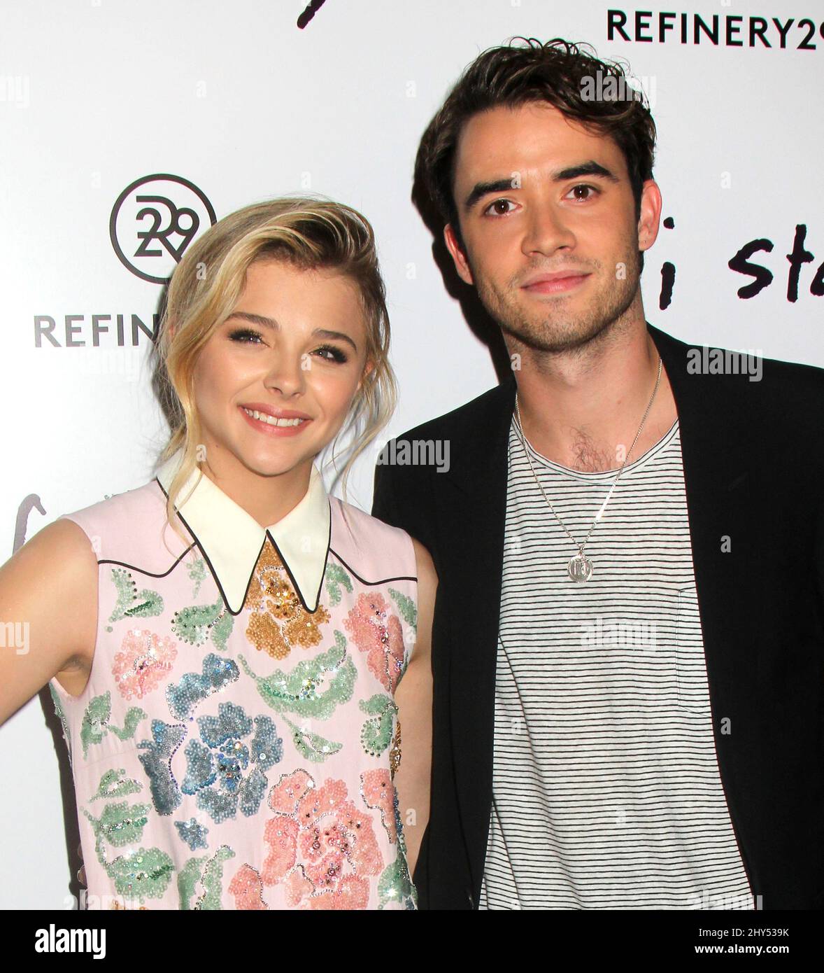 Chloe Grace Moretz and Jamie Blackley attending the New York premiere ...