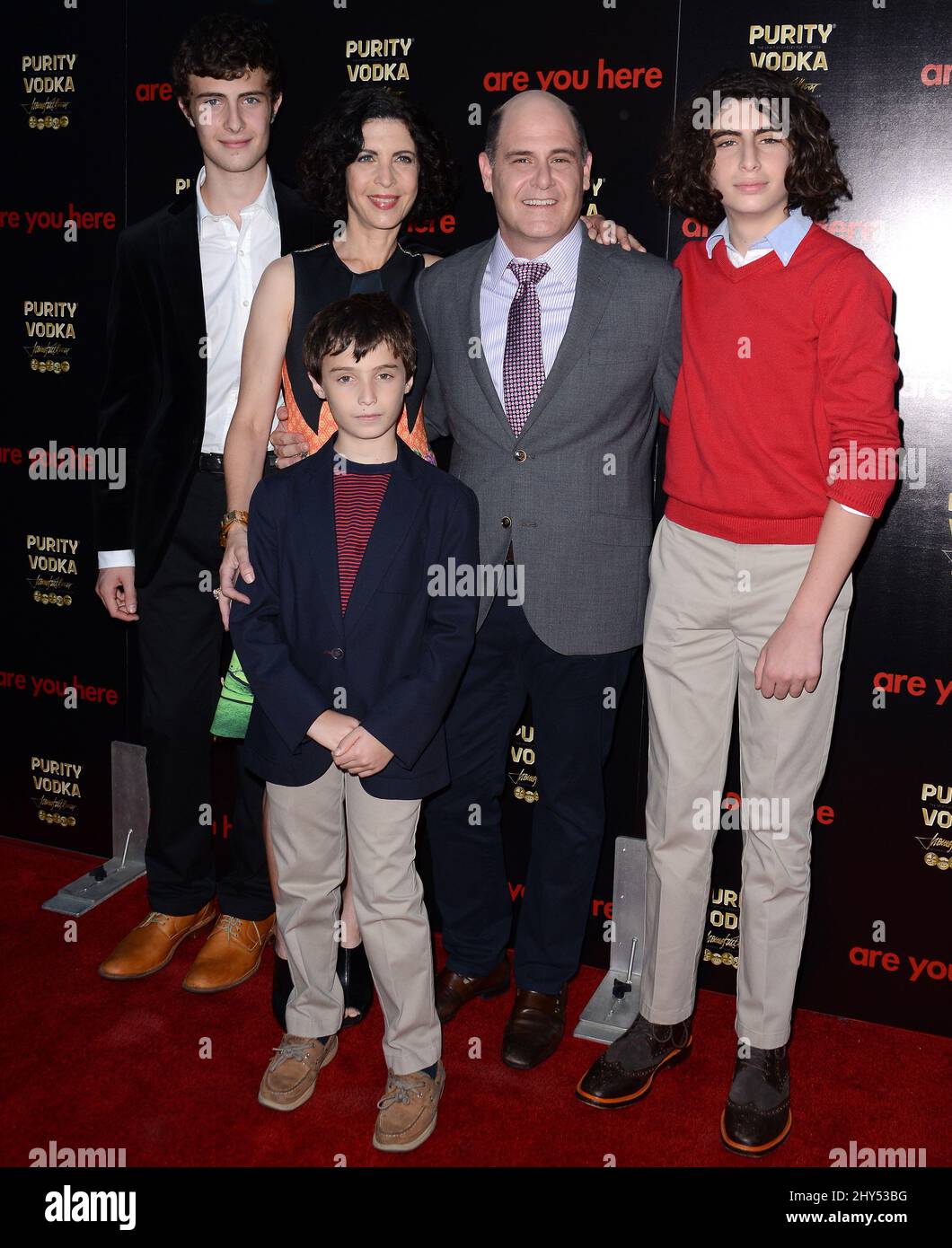 Matthew Weiner, Linda Brettler attending a special screening of ‘Are