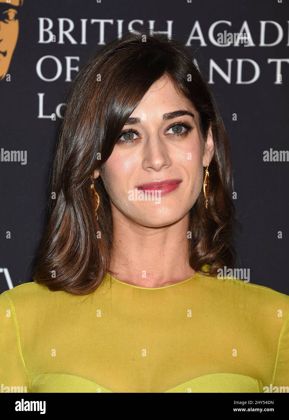 Lizzy Caplan attending BAFTA Los Angeles TV Tea Stock Photo Alamy
