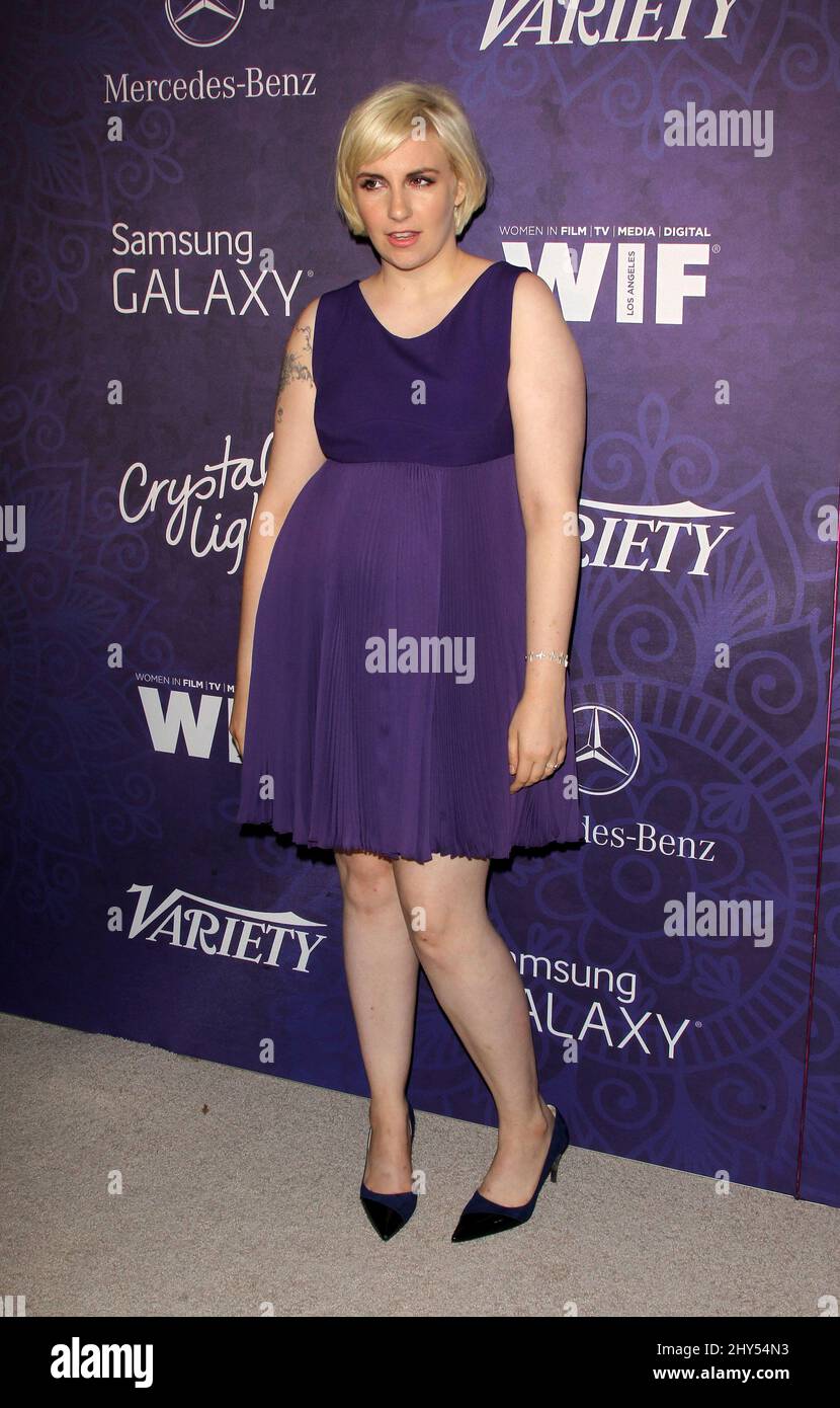 Lena Dunham attending the 66th Emmy Awards Performers Nominee Reception  Stock Photo - Alamy