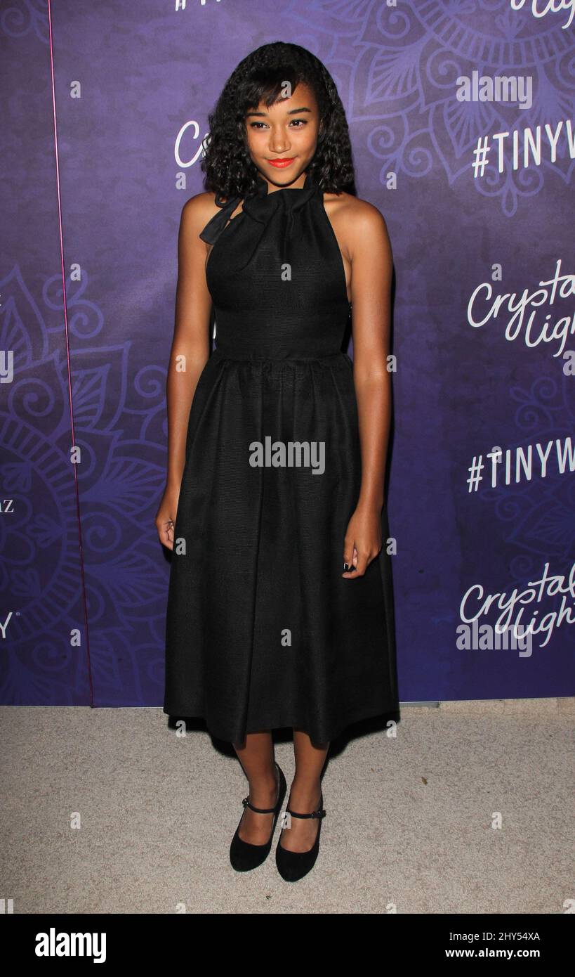amandla stenberg black dress Alberta Ferretti Dress  Renascence