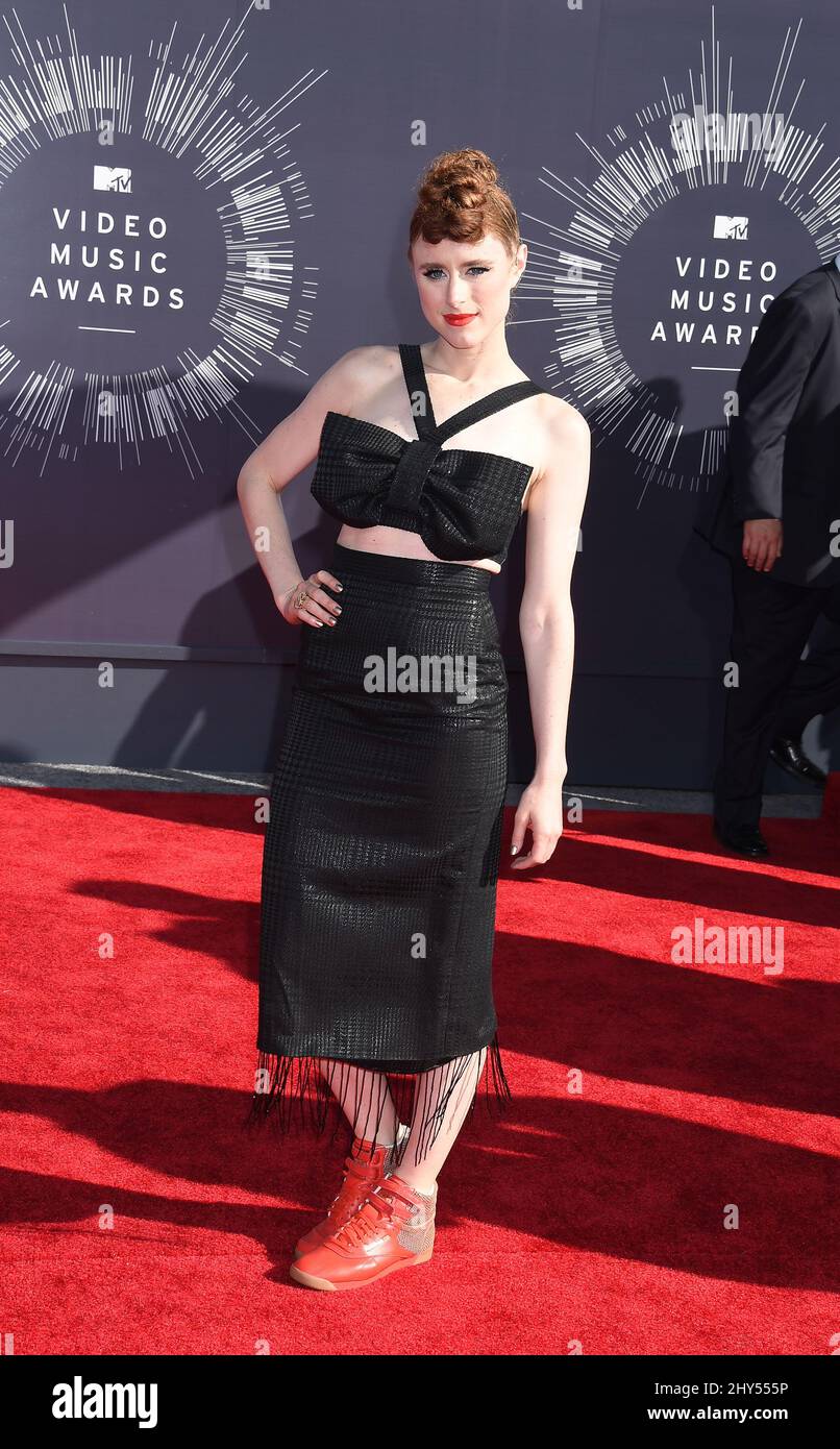 Kiesza arriving at the 2014 MTV Video Music Awards held at The Forum Stock Photo
