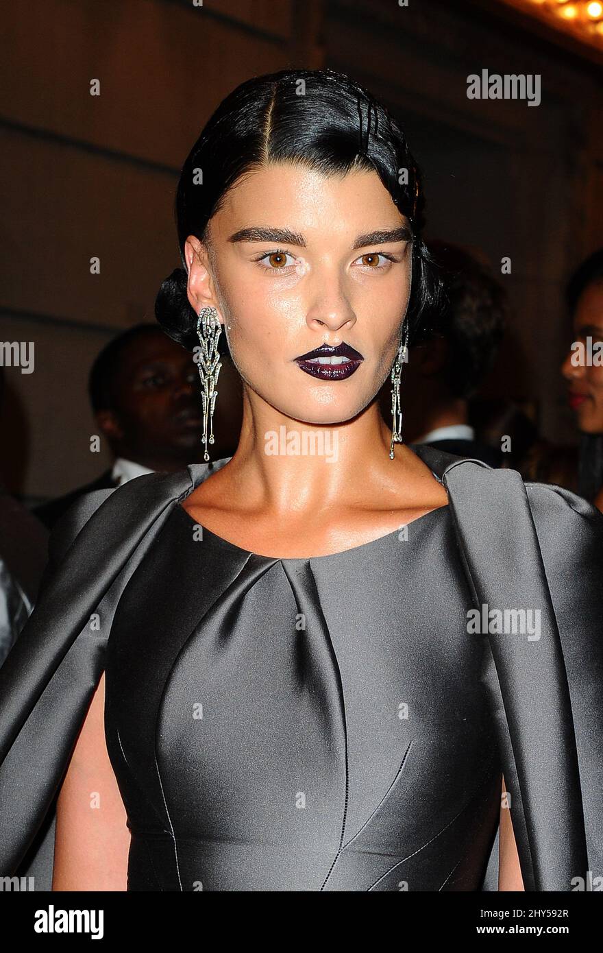 Crystal Renn attending the Harper's BAZAAR Celebrates Icons by Carine Roitfeld party in New York, USA. Stock Photo