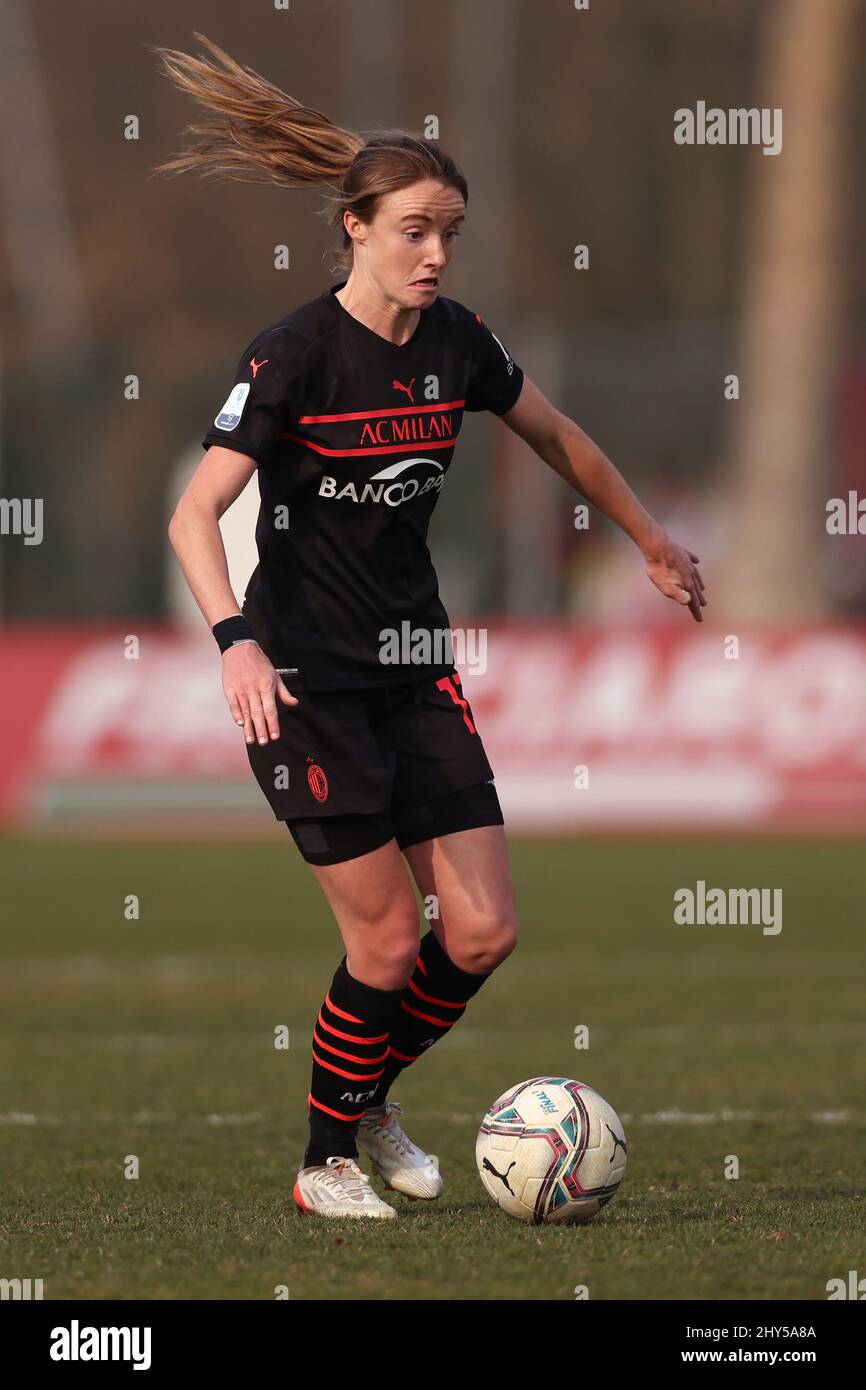 Christy Grimshaw (AC Milan) during AC Milan vs ACF Fiorentina femminile,  Italian football Serie A Women mat - Photo .LiveMedia/Francesco Scaccianoce  Stock Photo - Alamy