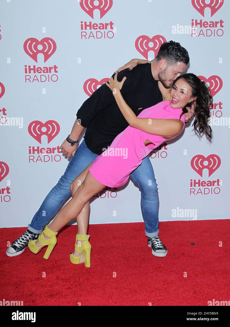 Janel Parrish attending the iHeartRadio Music Festival in Las Vegas