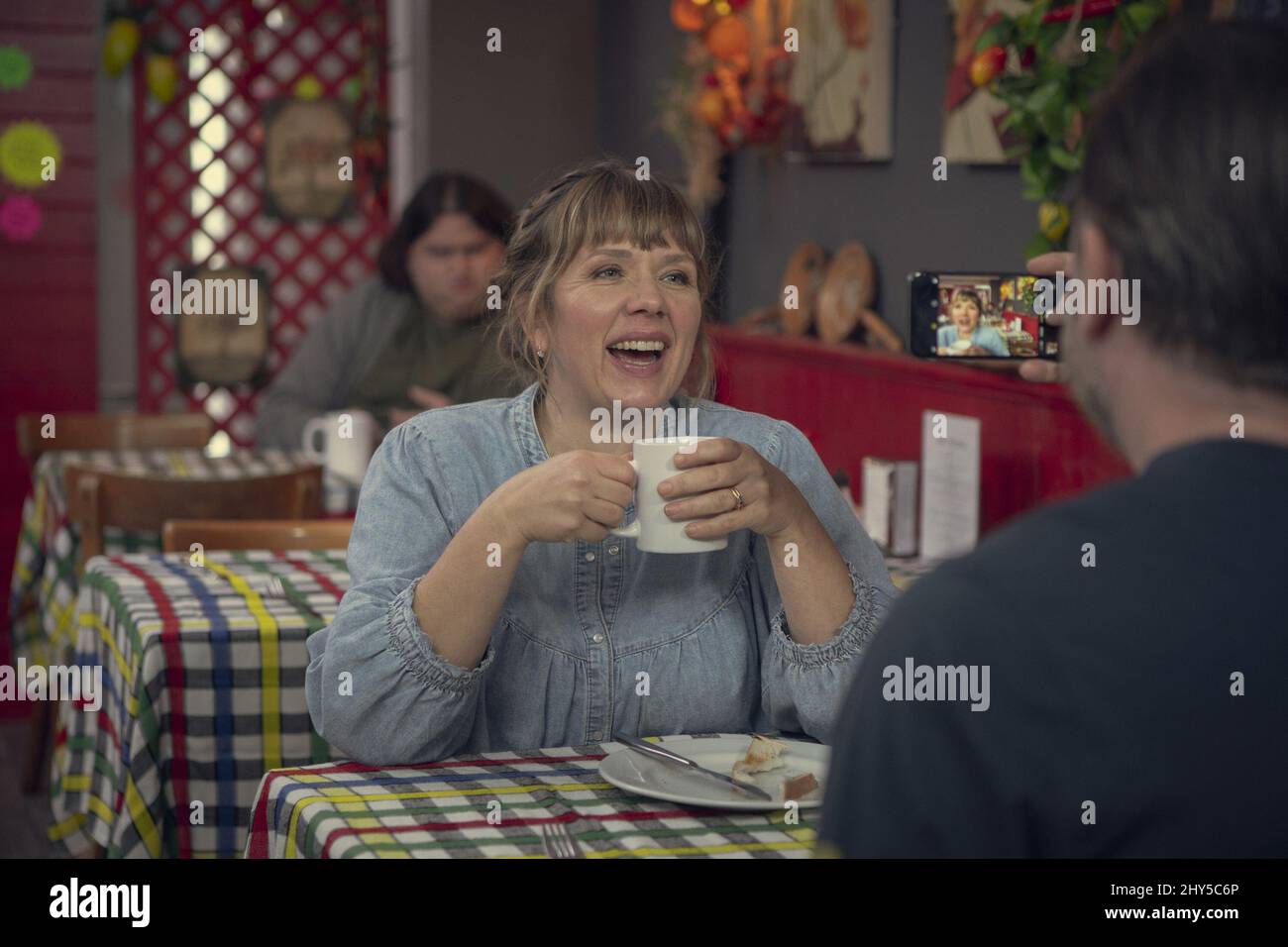 AFTER LIFE, from left: Kerry Godliman, Ricky Gervais, (Season 3, ep