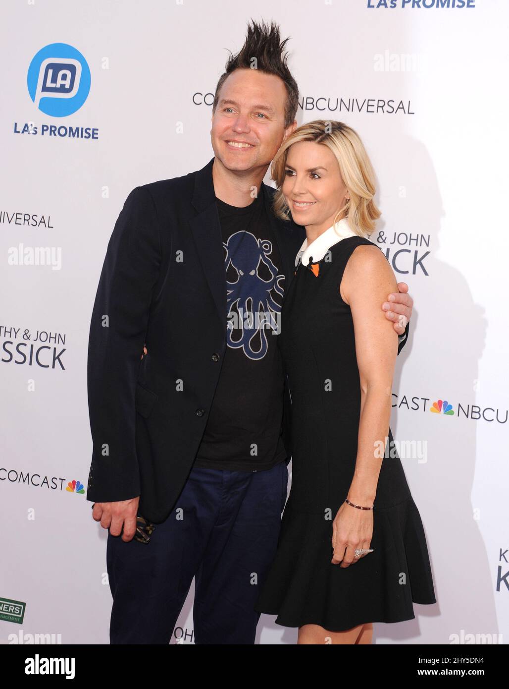 Mark Hoppus, Skye Everly attending the 2014 LA's Promise Gala, Los ...