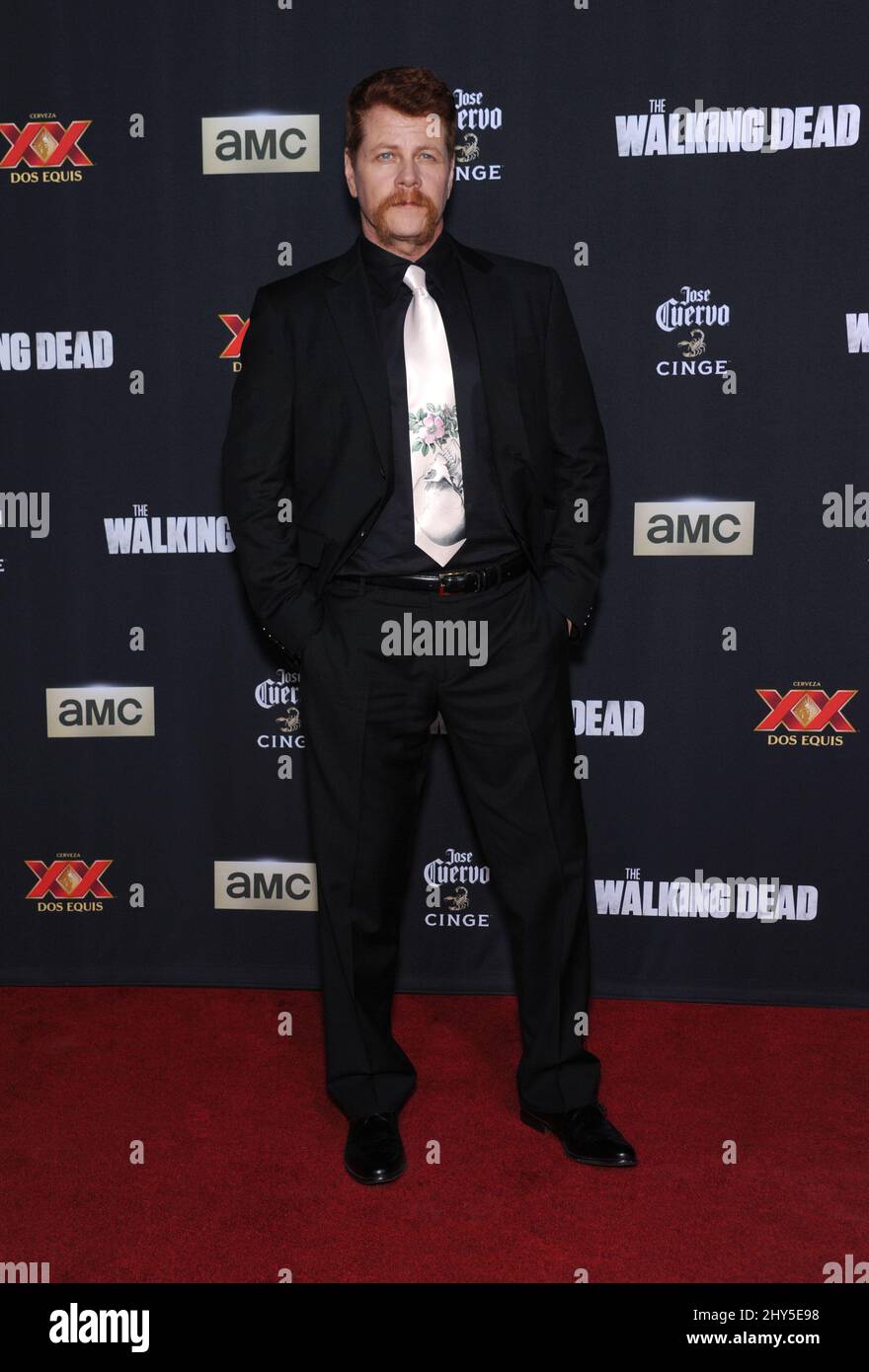 Michael Cudlitz attending 'The Walking Dead' Season 5 Premiere at the AMC Universal Citywalk in Los Angeles, California. Stock Photo