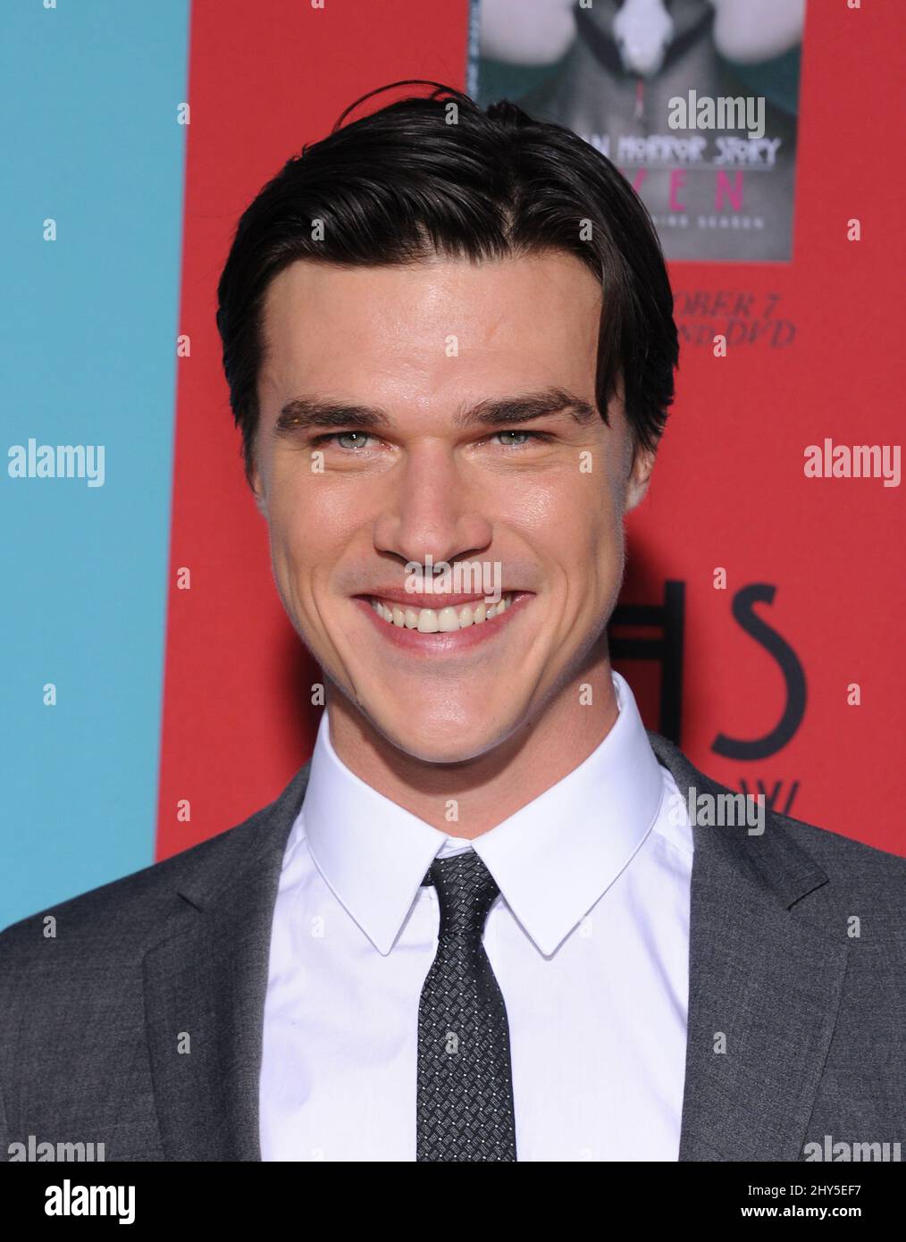 Finn Wittrock attends the 'American Horror Story: Freak Show' Season Premiere at the Chinese Theatre Stock Photo