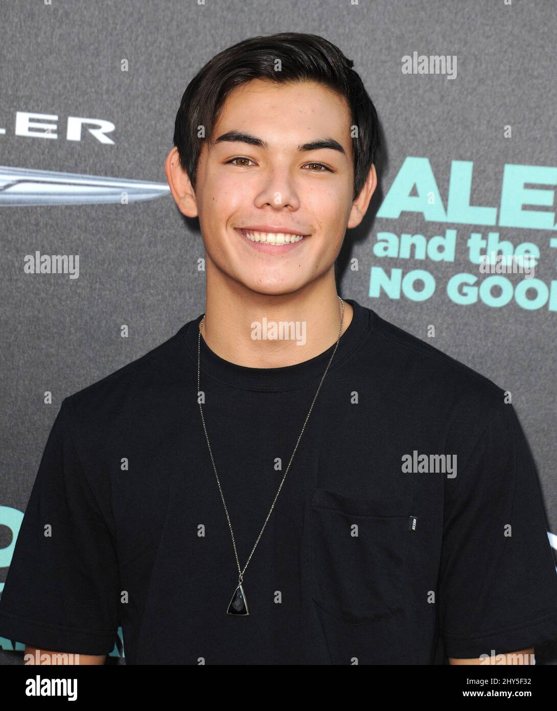 Ryan Potter arrives at the premiere of "Alexander And The Terrible