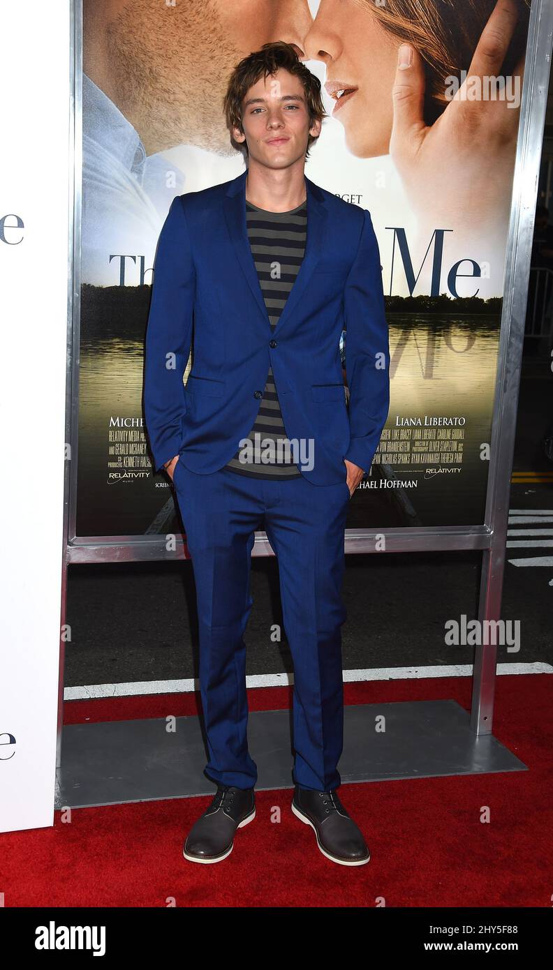 Robby Rasmussen attends the 'The Best Of Me' World Premiere at the Regal Cinema, Los Angeles Stock Photo