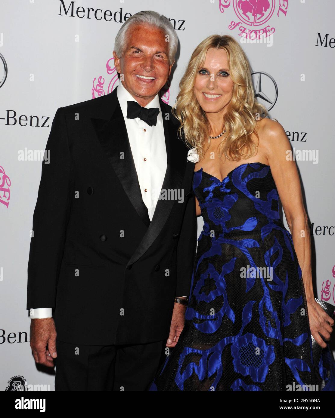 Alana Stewart, George Hamilton arriving for the Carousel Of Hope Ball ...