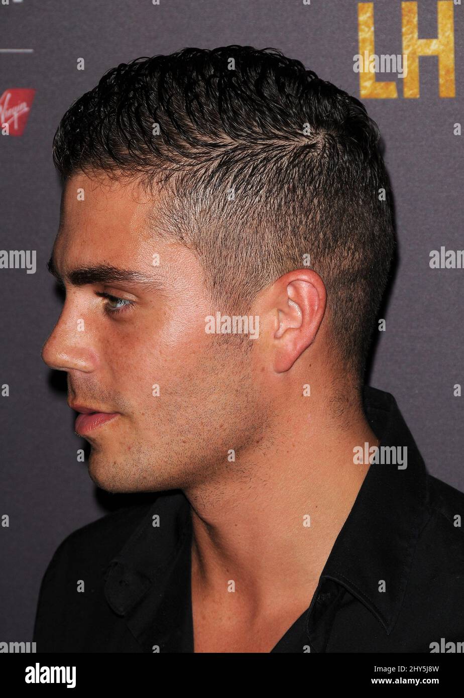 Max George Modeling Max George attending the Delta Airlines and Virgin Atlantic red carpet ...