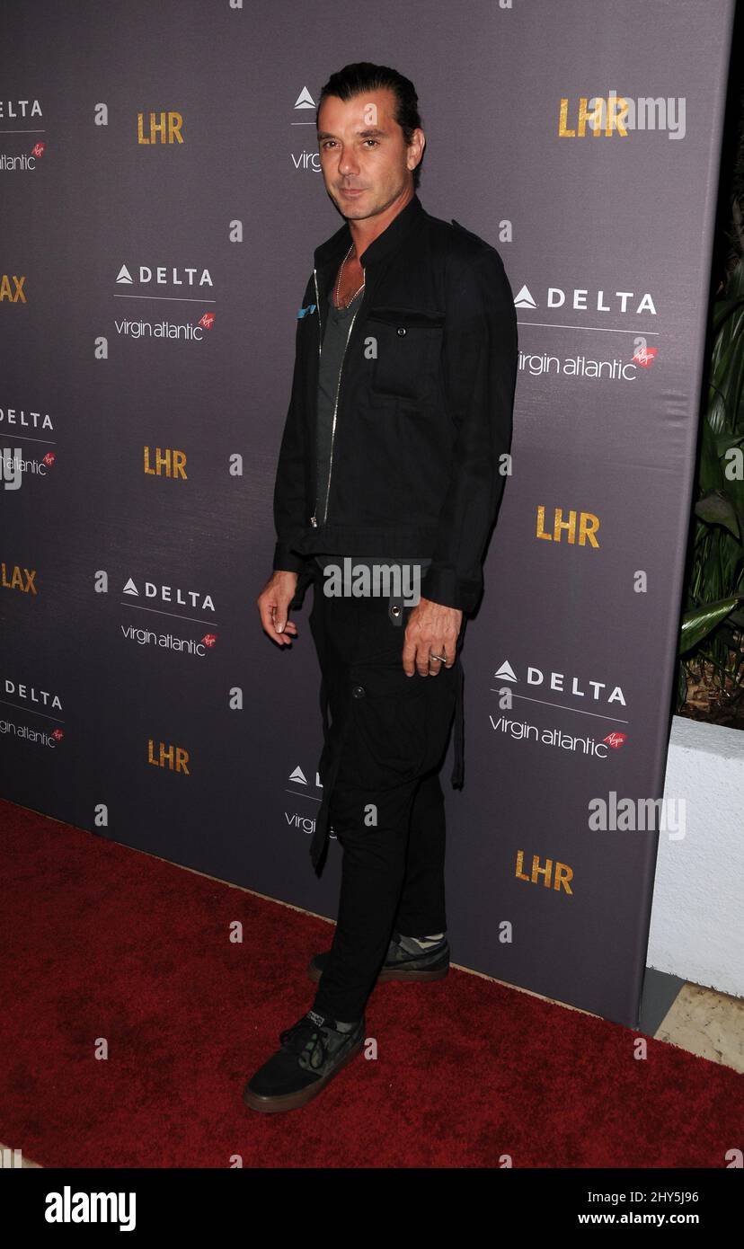Gavin Rossdale attending the Delta Airlines and Virgin Atlantic red carpet event, celebrating new direct route between LAX and Heathrow airports, at The London Hotel in Hollywood, California. Stock Photo