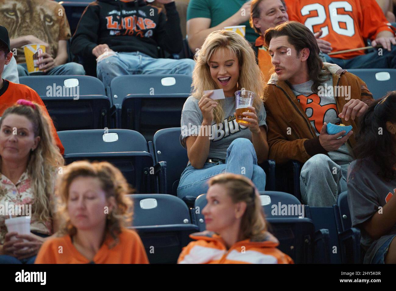 PAM & TOMMY, (aka PAM AND TOMMY), from left: Lily James as Pamela