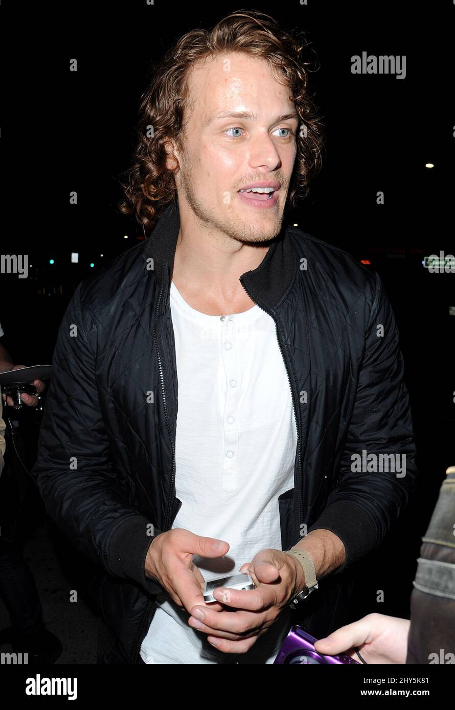 Sam Heughan attending the Matthew Morrison Halloween Party at Hyde Lounge in Los Angeles, USA. Stock Photo