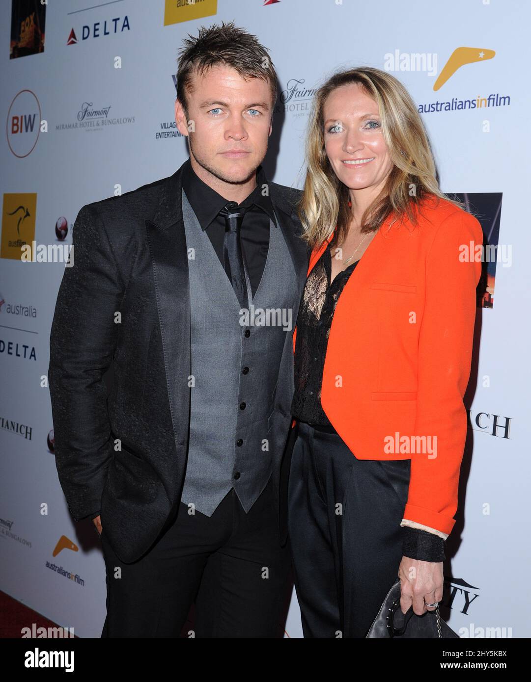 Luke Hemsworth, Samantha Hemsworth attending the 3rd Annual Australians