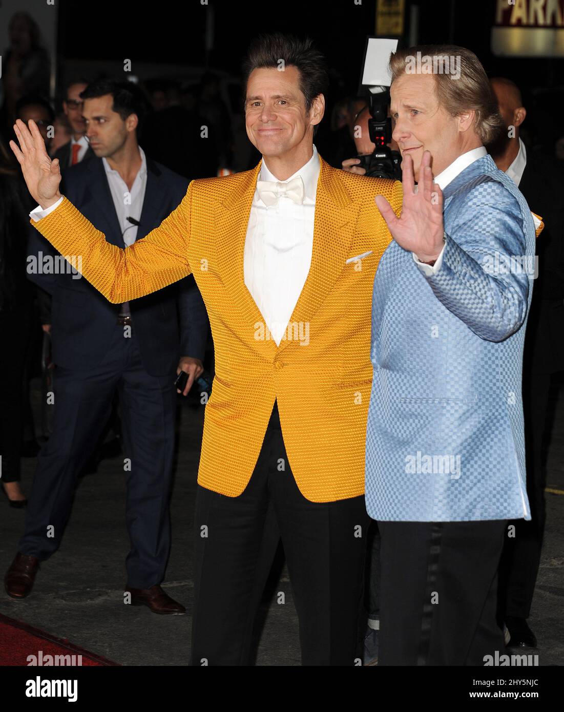 Jim Carey, Jeff Daniels attends the "Dumb And Dumber To" Los Angeles