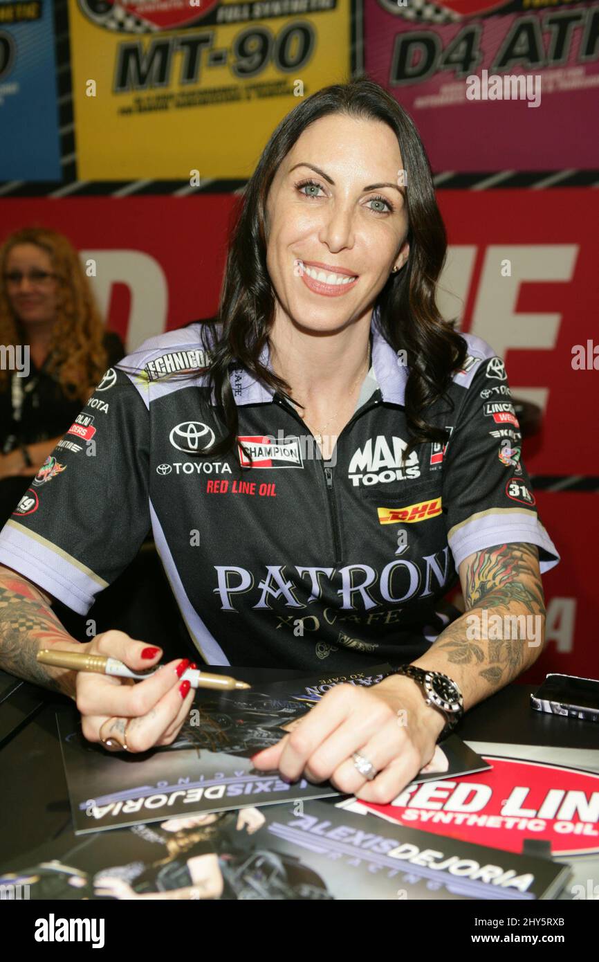 Alexis DeJoria attending The 2014 SEMA Show in Las Vegas Stock Photo