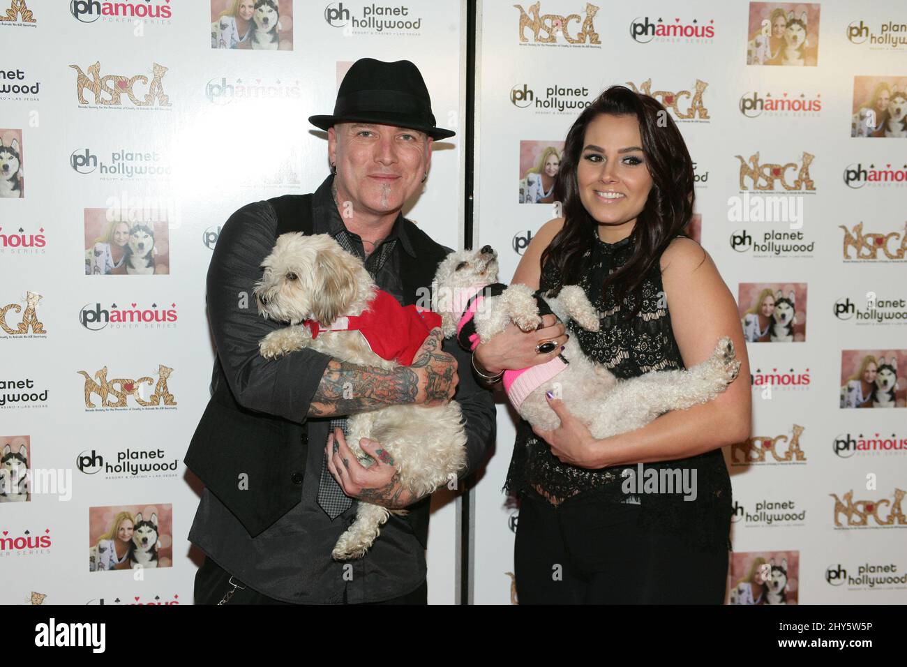 Dirk Vermin, Erica Johnson attending the Jennifer Harman Celebrity