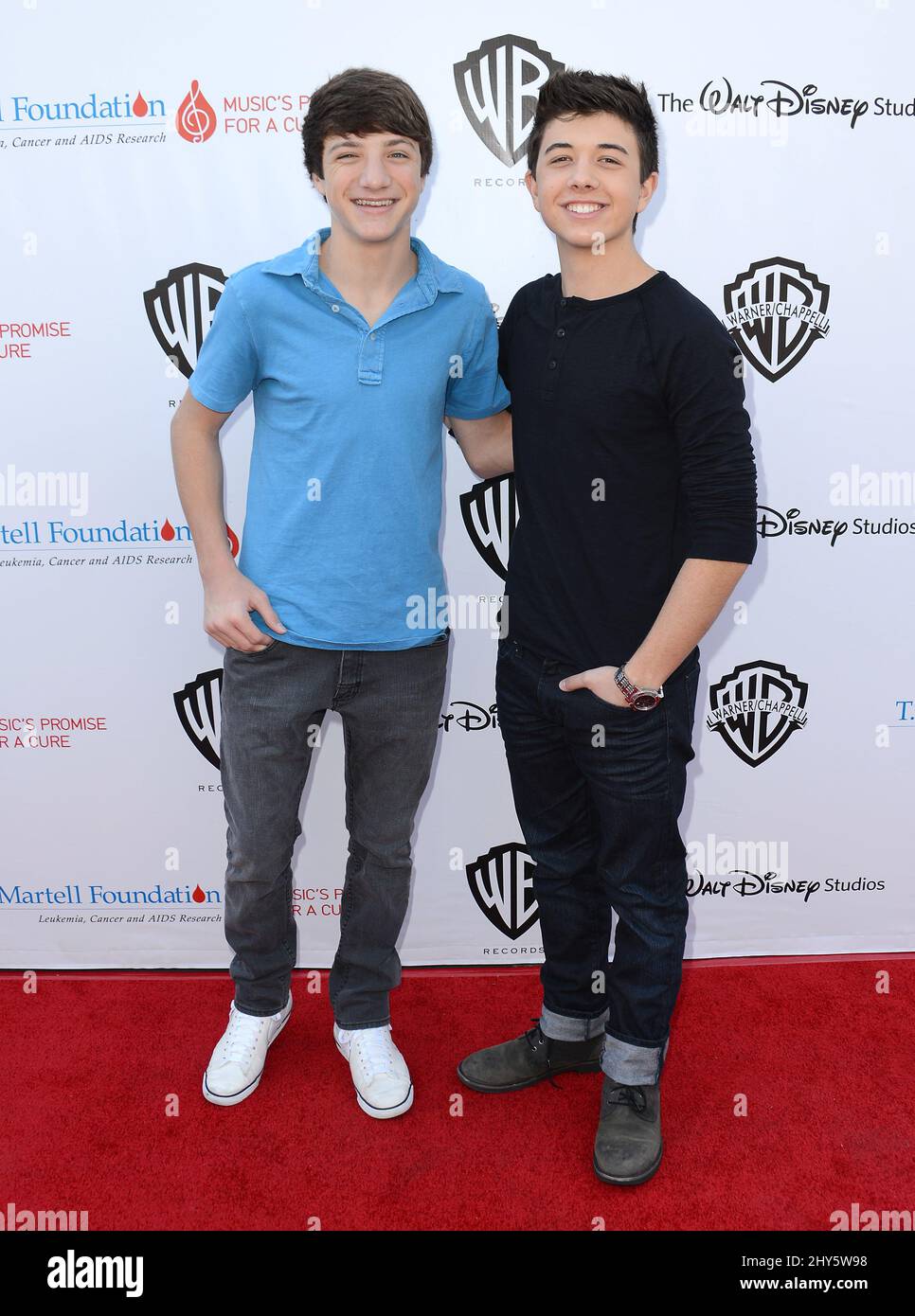 Jake Short, Bradley Steven Perry attending T.J. Martell Foundation's 6th  Annual Family Day in Los Angeles, California Stock Photo - Alamy