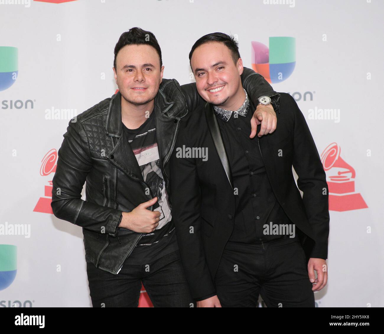 Jose Luis Ortega, Raul Ortega of Rio Roma in the press room at the 15th