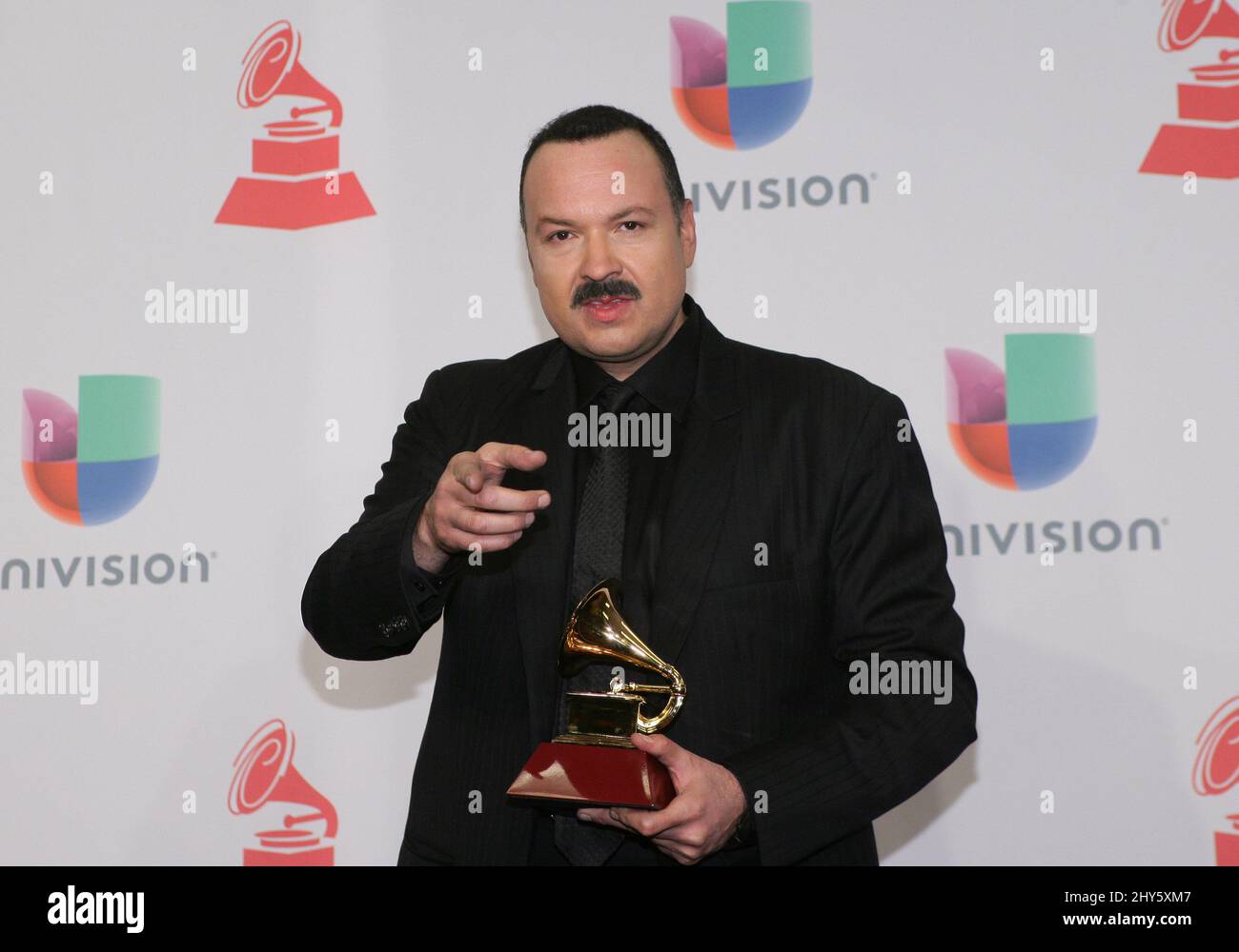 Pepe Aguilar (Best Ranchero Album) in the press room at the 15th Annual