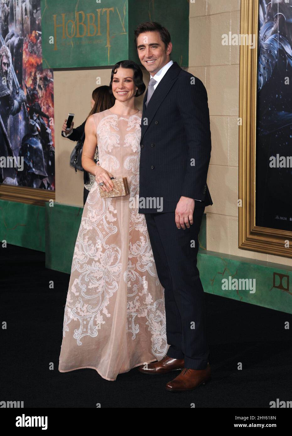 EVANGELINE LILLY, LEE PACE, THE HOBBIT: THE DESOLATION OF SMAUG, 2013 Stock  Photo - Alamy, image size:930x1390