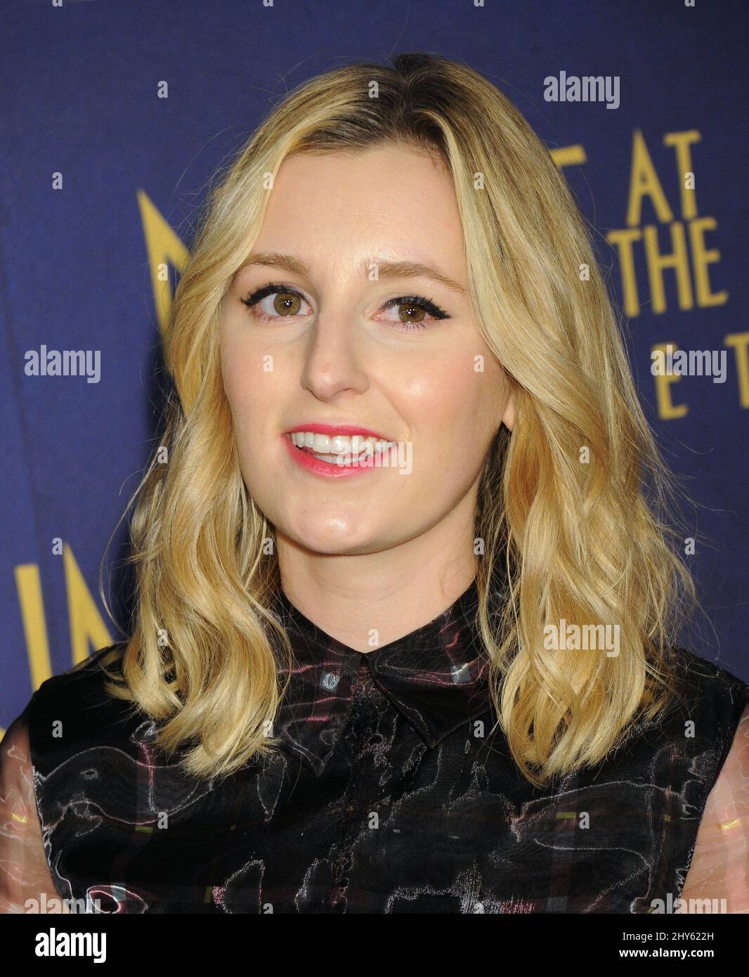 Laura Carmichael attending 'Night At The Museum: Secret of The Tomb' premiere held at the Ziegfeld Theatre in New York, USA. Stock Photo