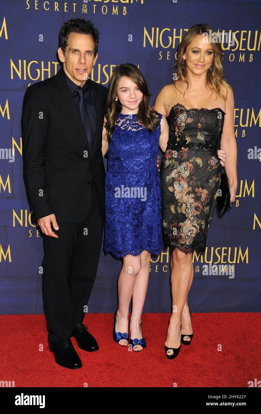 Ben stiller ella olivia stiller night at the museum hi-res stock