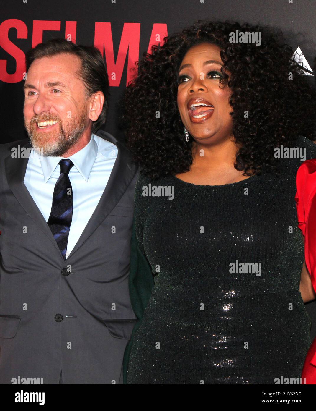 Tim Roth and Oprah Winfrey attending the 