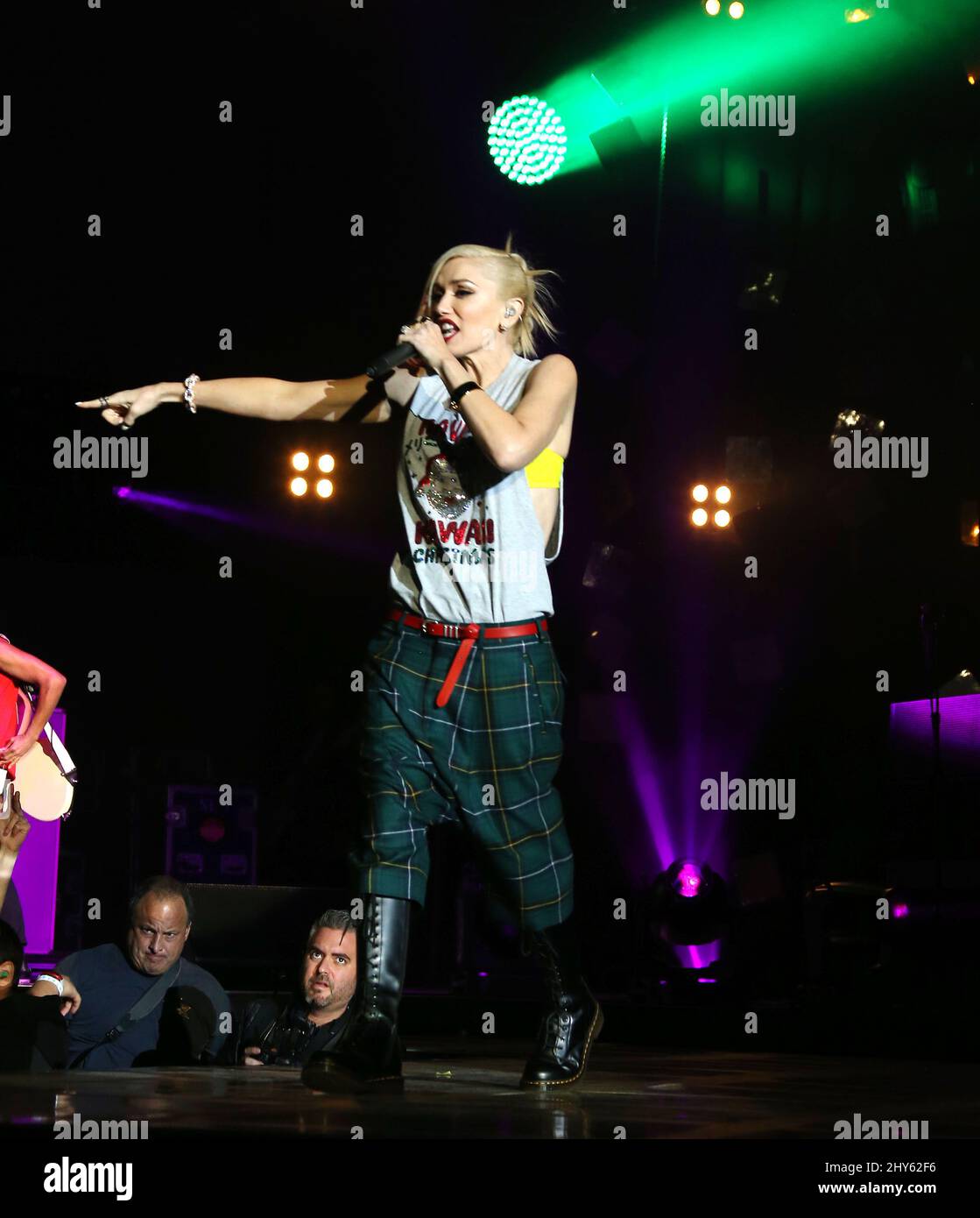 Gwen Stefani performs with No Doubt at the 25th annual KROQ Almost