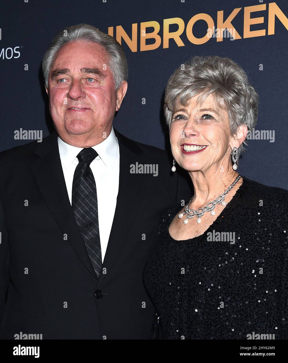 William Pitt and Jane Pitt attending the Unbroken Premiere in Los Angeles  Stock Photo - Alamy