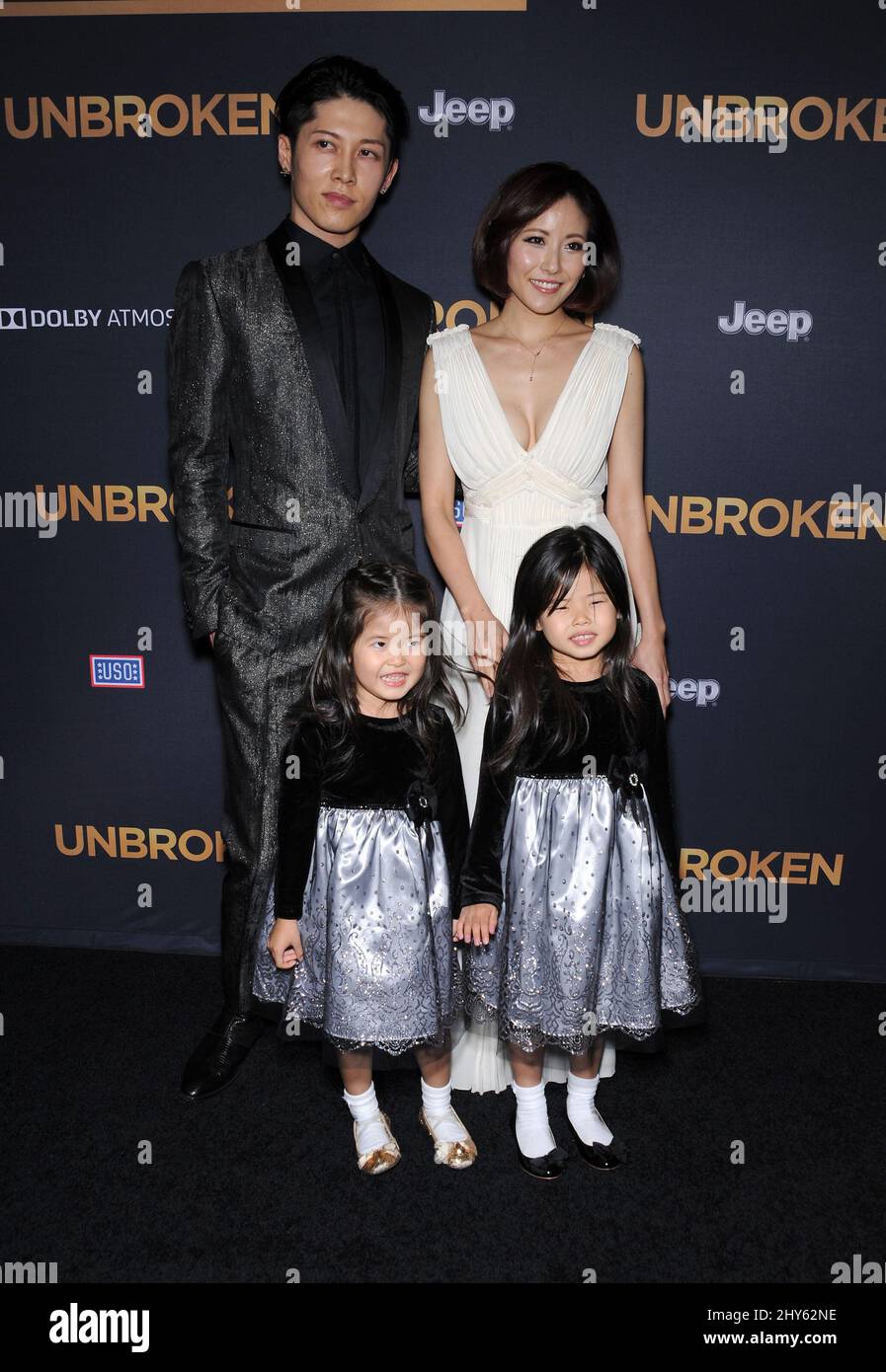 Miyavi attending the 'Unbroken' Premiere in Los Angeles Stock Photo