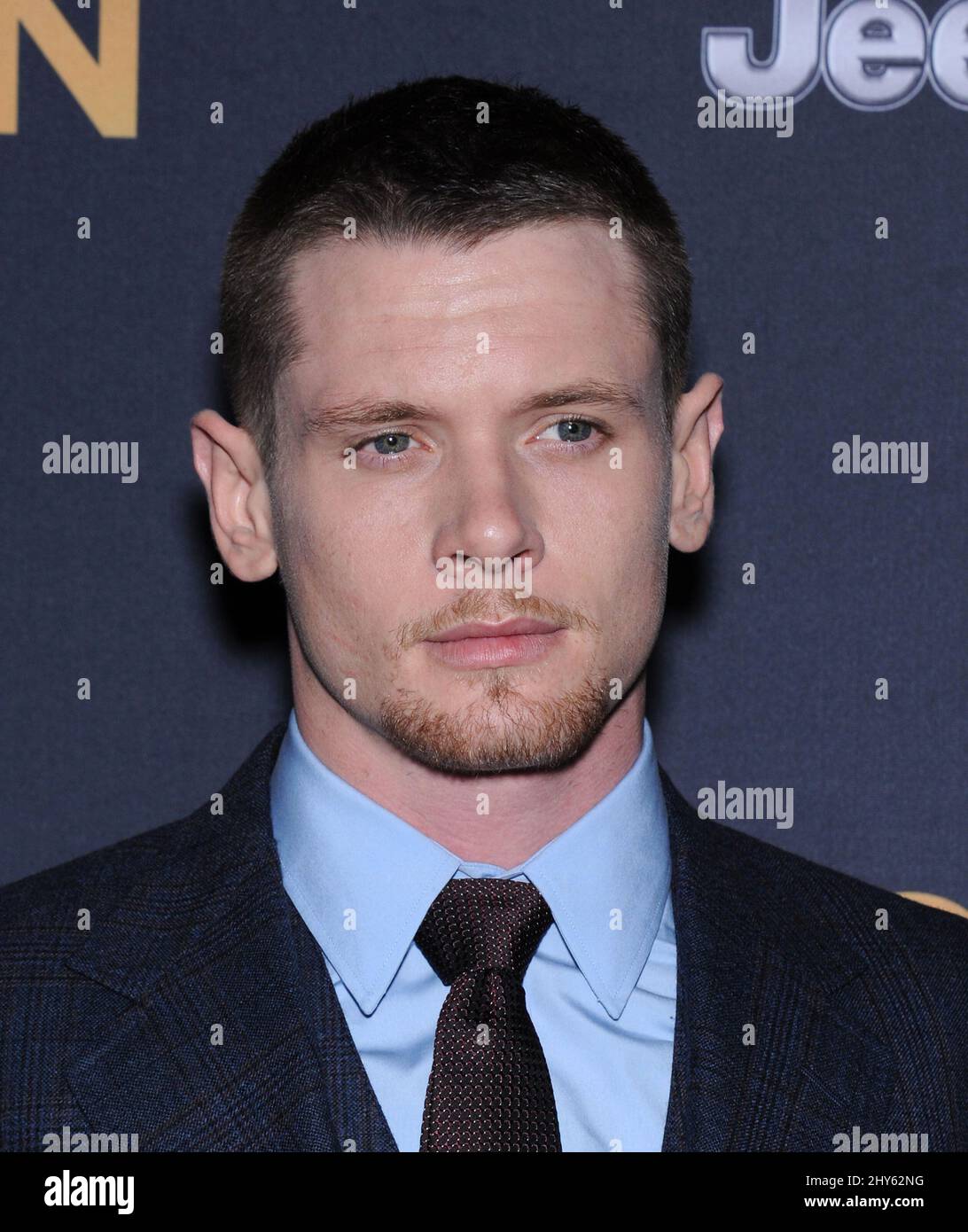 Jack O'Connell attending the 'Unbroken' Premiere in Los Angeles Stock