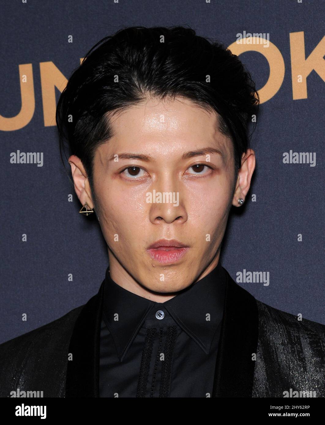 Miyavi attending the &lsquo;Unbroken&rsquo; Premiere in Los Angeles Stock Photo - Alamy