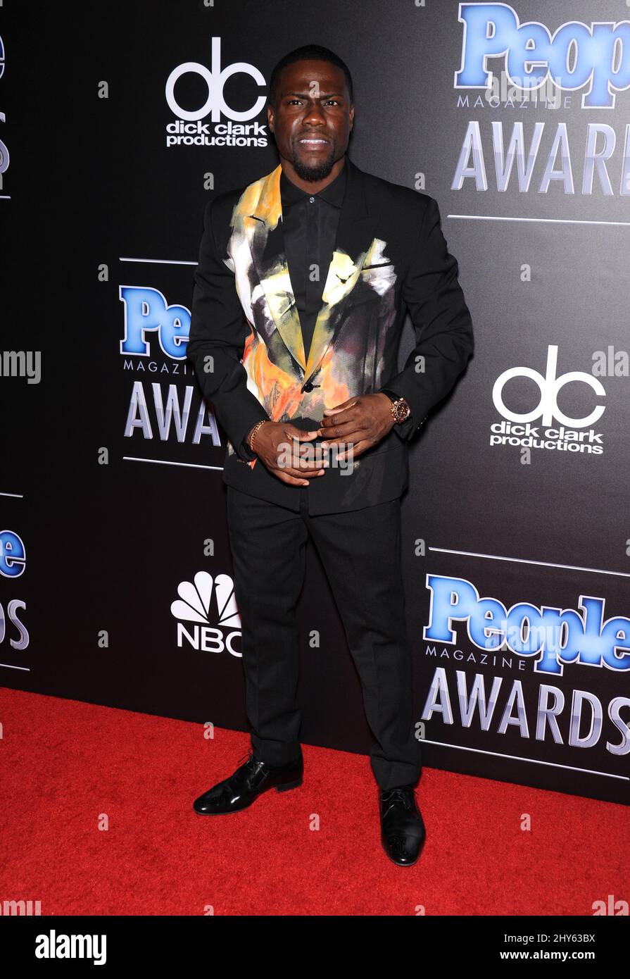 Kevin Hart attending the People Magazine Awards at the Hilton Hotel