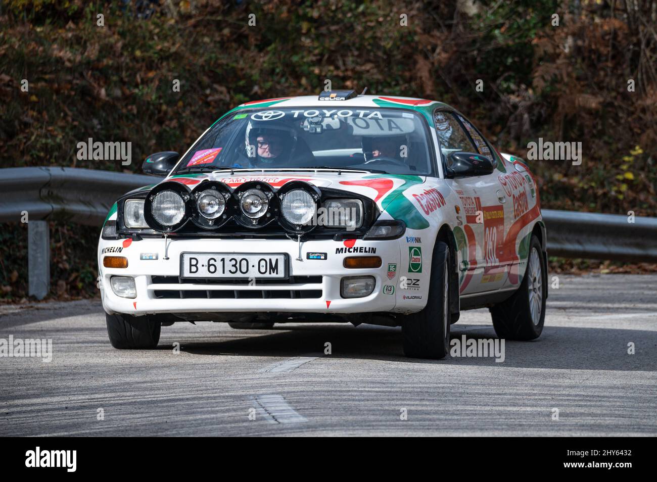A 69th edition of the Costa Brava rally Toyota Celica GT 2.0 Stock Photo