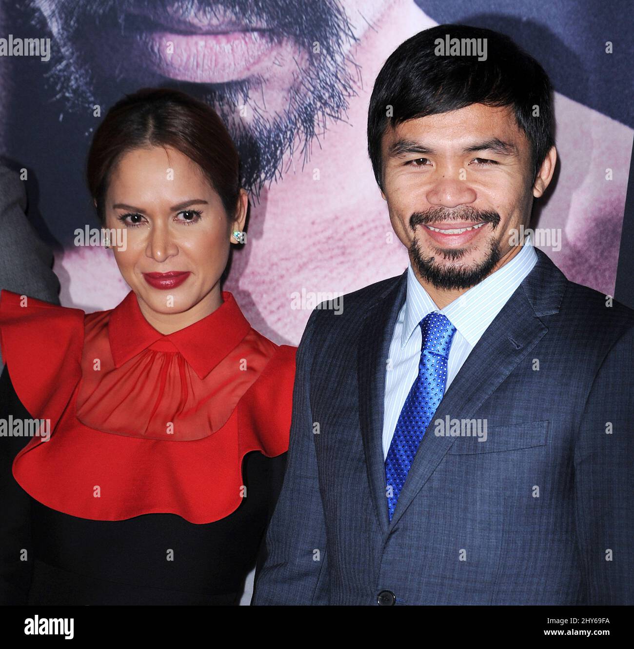 Jinkee Pacquiao arriving for the premiere of Manny at TCL Chinese Theatre on January 20, 2015 in Los Angeles, California. Stock Photo