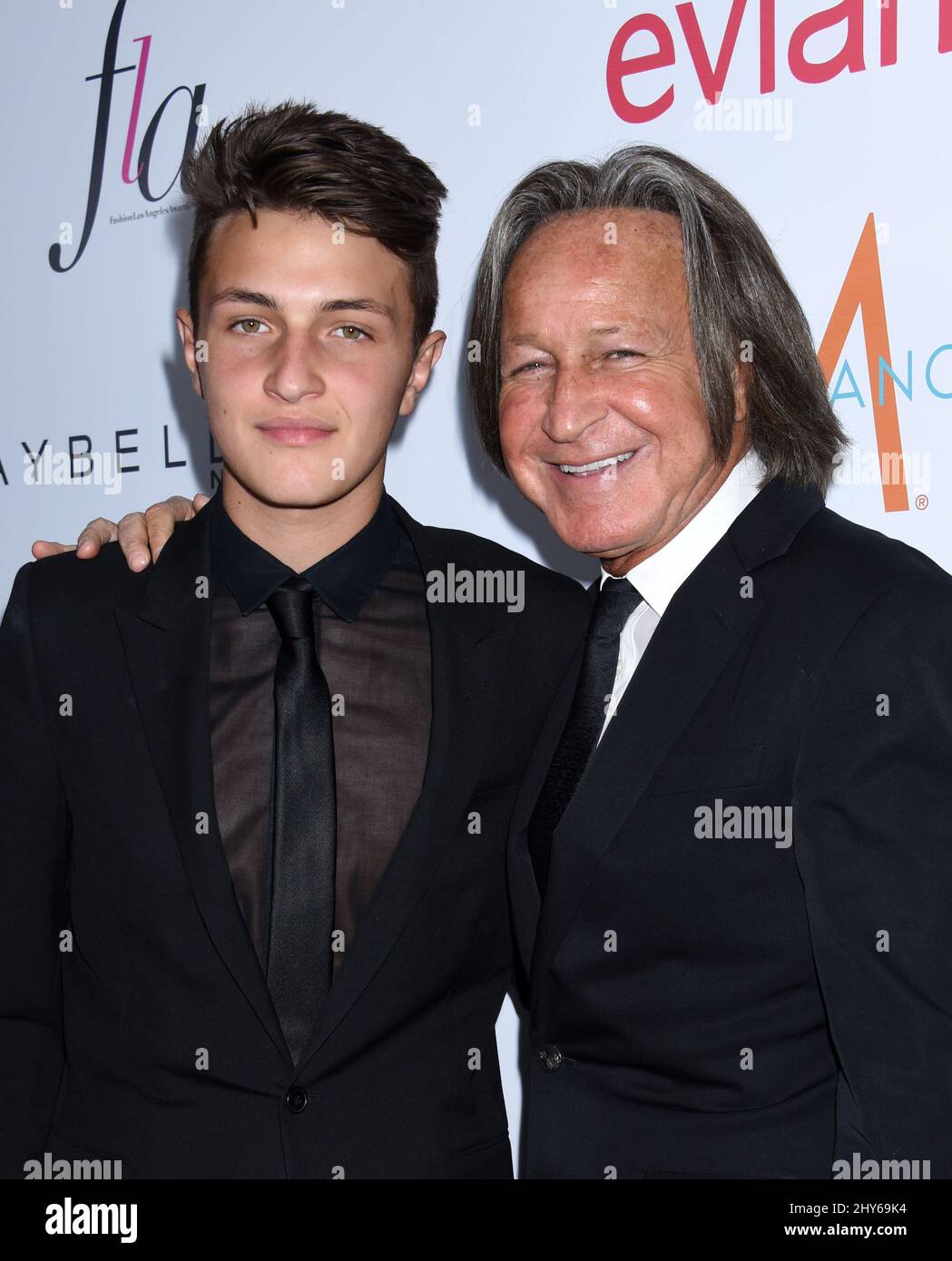 Anwar Hadid and Mohamed Hadid attending Daily Front Row's Fashion Los