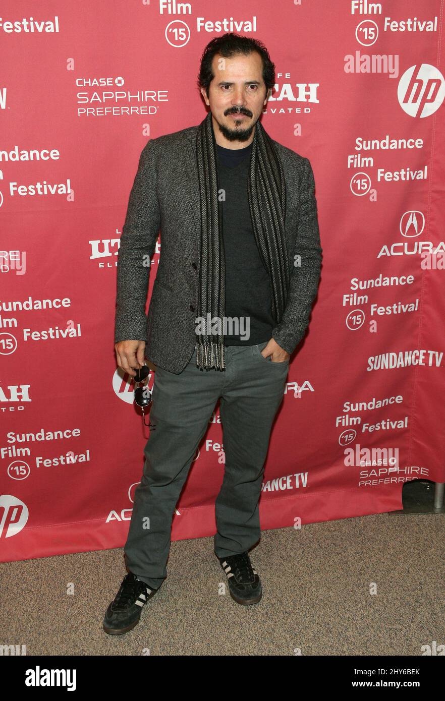 John Leguizamo attending the 2015 Sundance Film Festival Premiere of EXPERIMENTER held at the Eccles Theatre Stock Photo